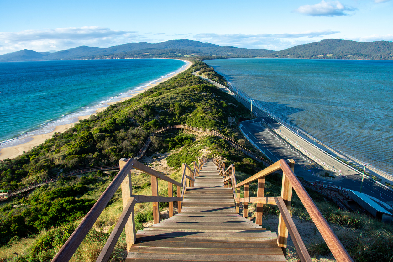 Neck lookout in Tasmania
