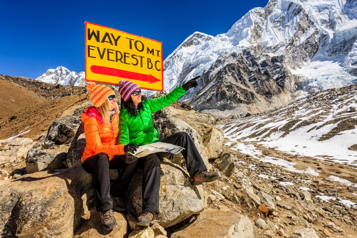 On the way to Everest Base Camp