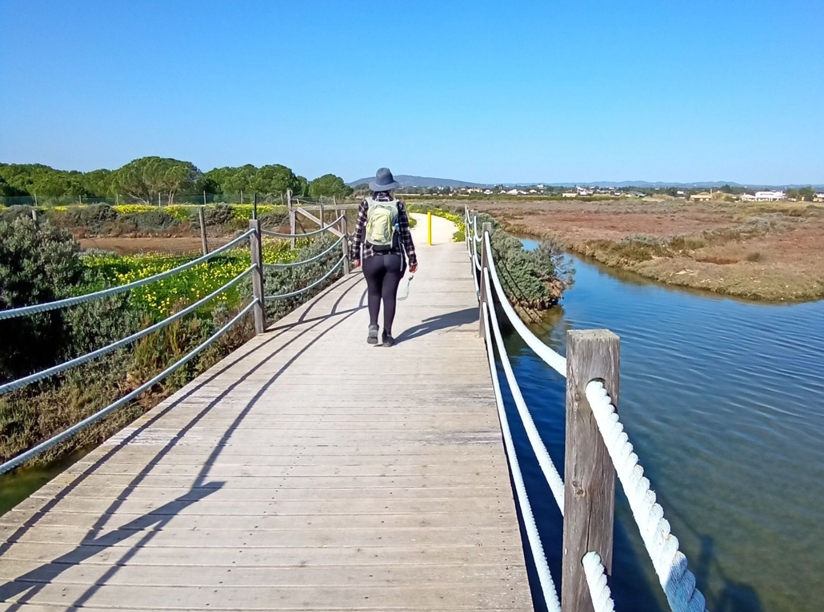 One hiker in East Algarve