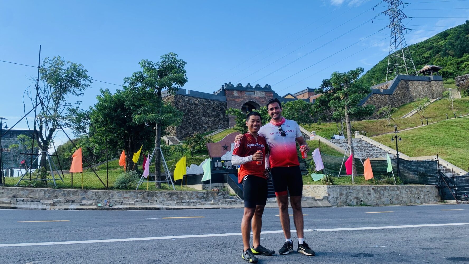 Cycling in the outskirts of Hue in Vietnam