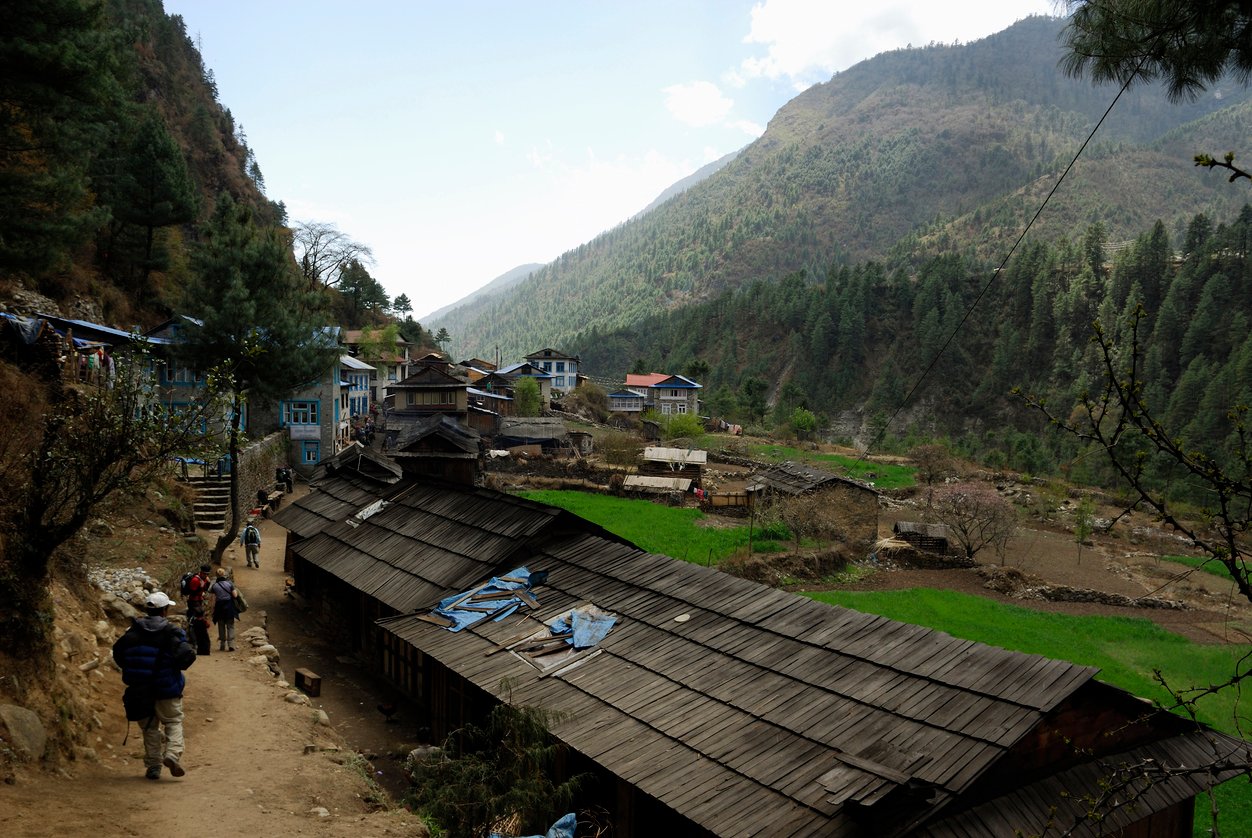 Village of Phakding, Nepal
