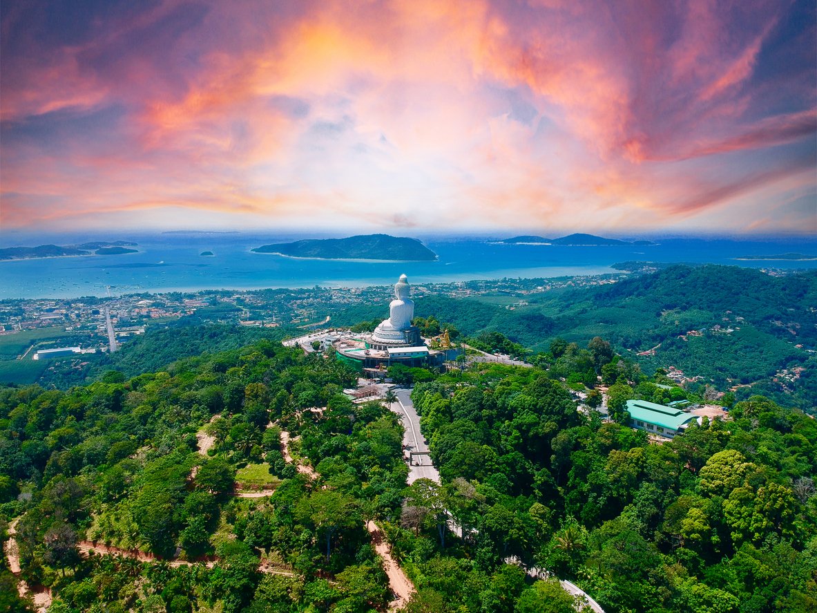 Panoramic view of Phuket, Thailand