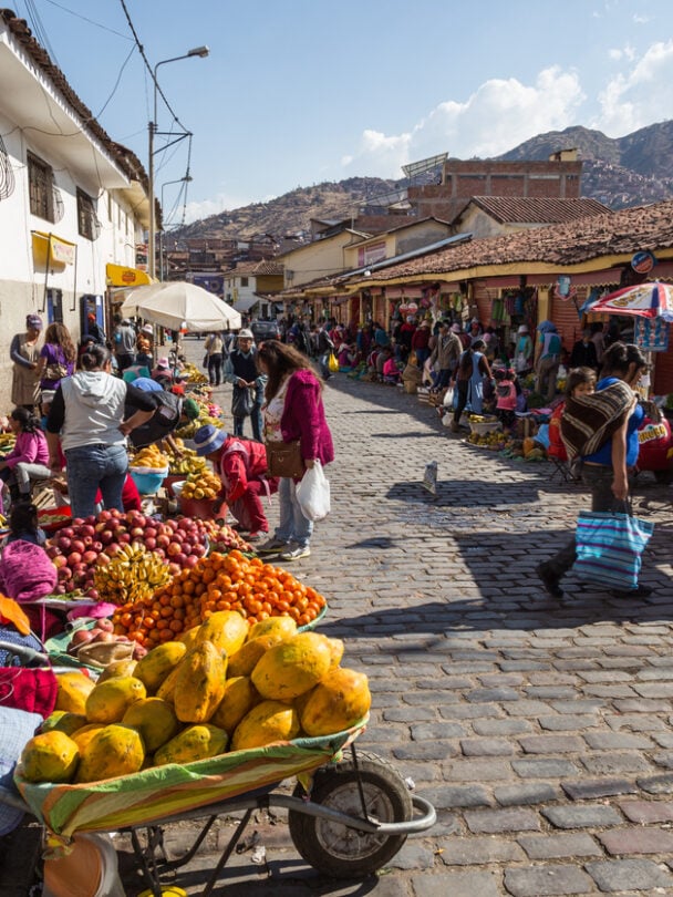 Hiking to Choquequirao in the Peruvian Andes