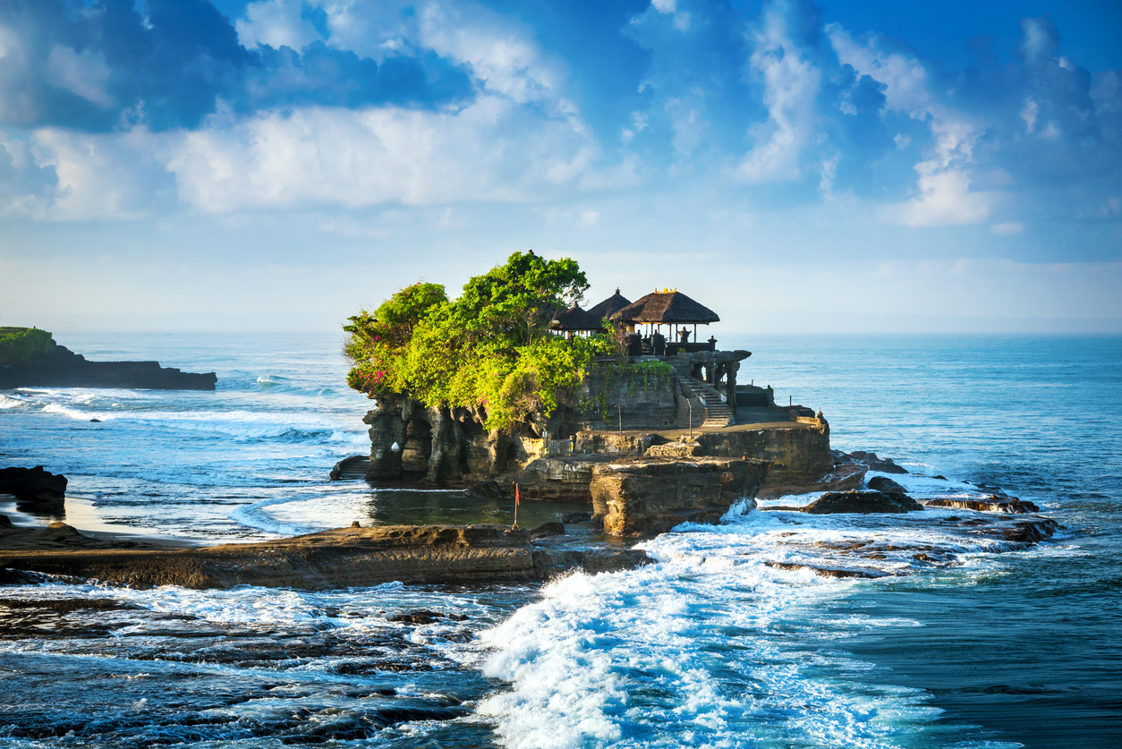 Tanah Lot Water Temple in Bali