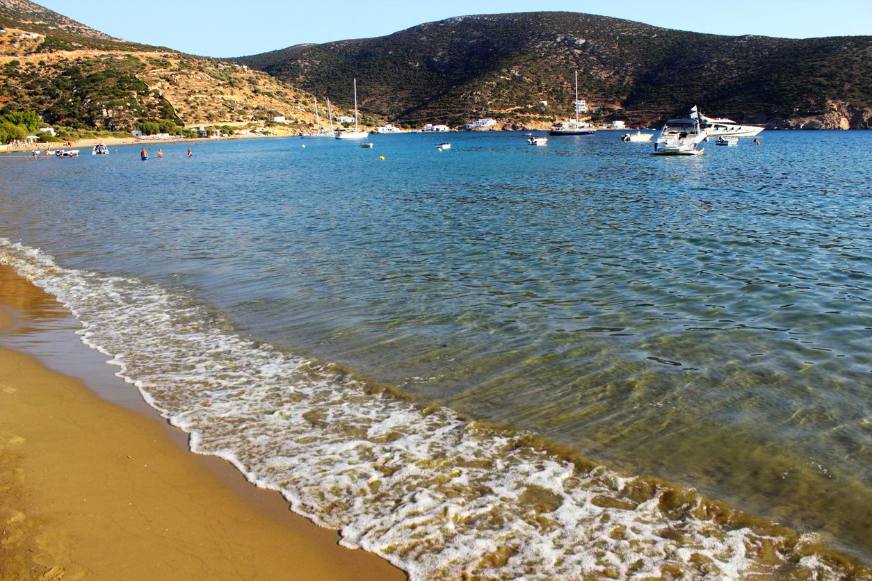 Vathy beach in Sifnos