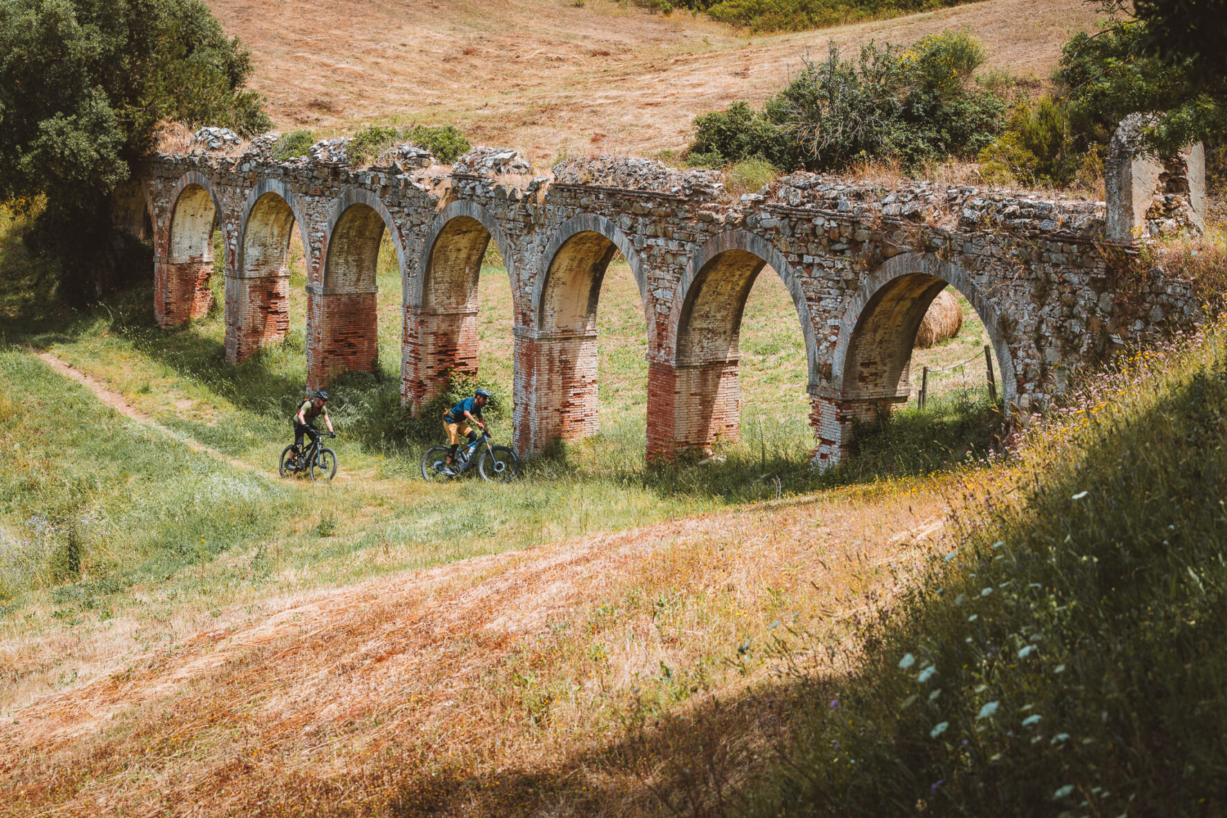 Biking in Populonia