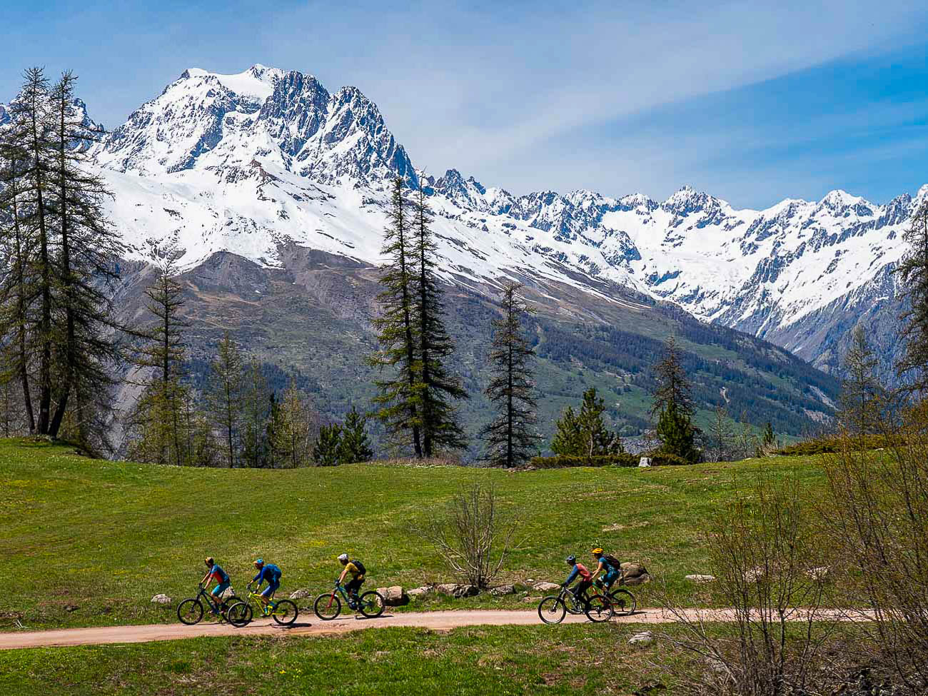 Briancon e-mtb in the Alps