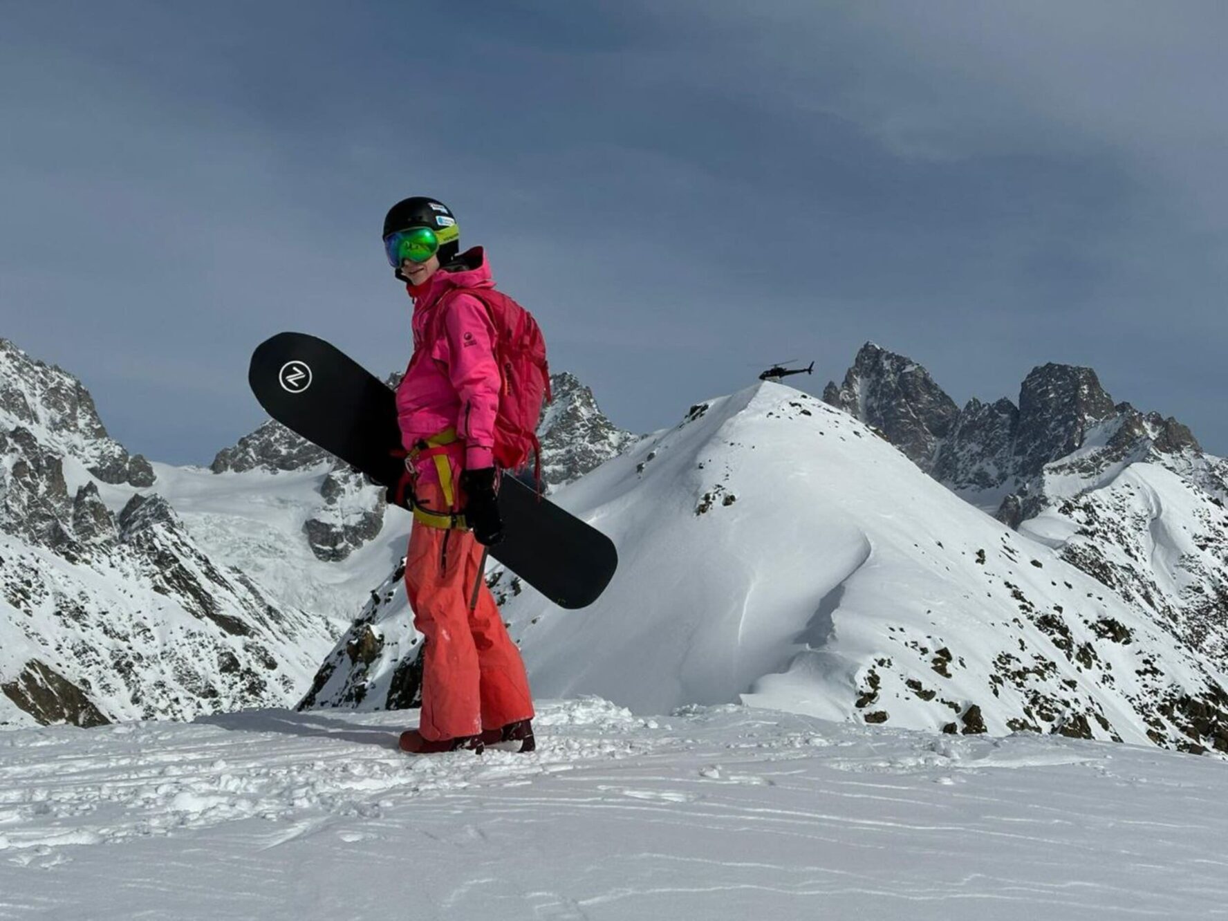 Georgia one snowboarder