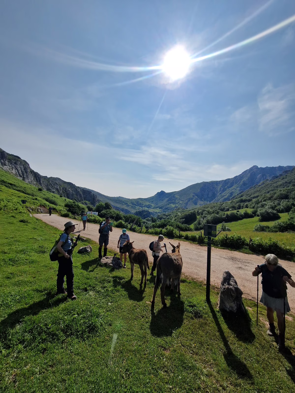 Hikers mountains Spain