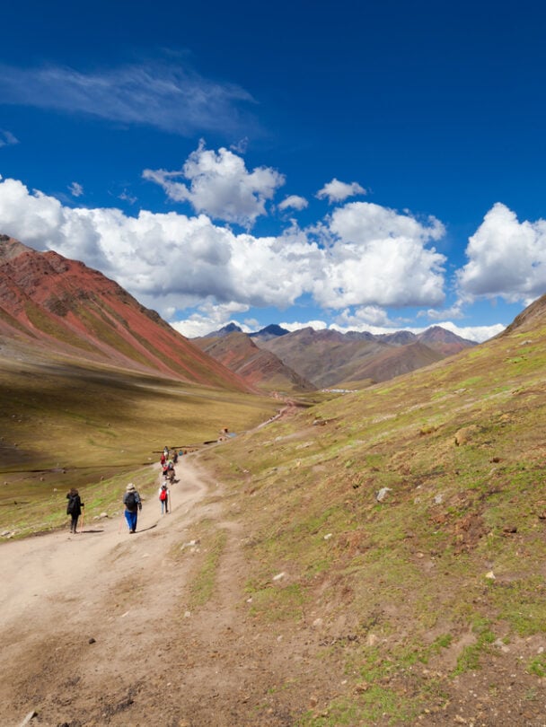 Rainbow Mountain on the Machu Picchu culinary hiking tour