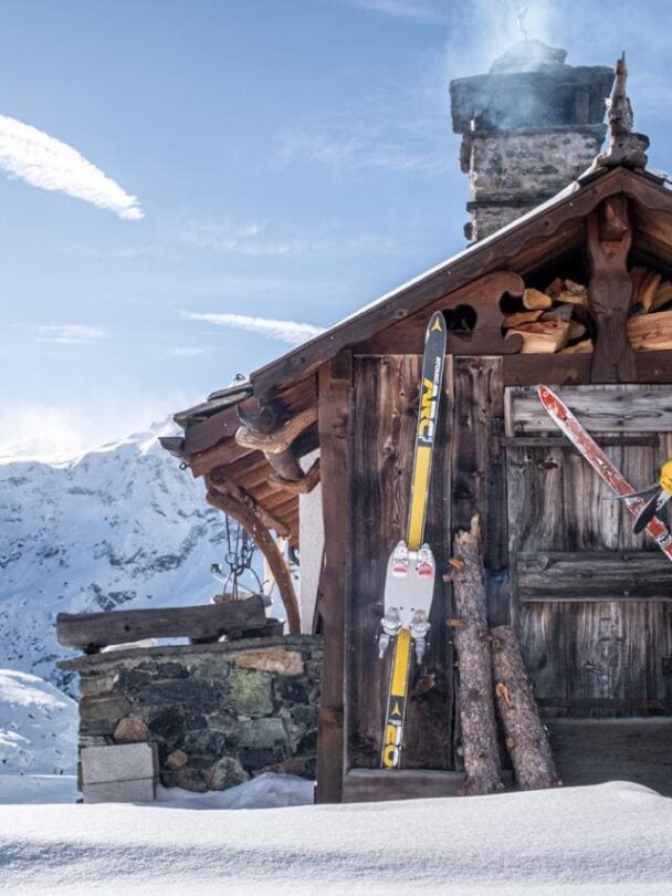 Verbier steep slope