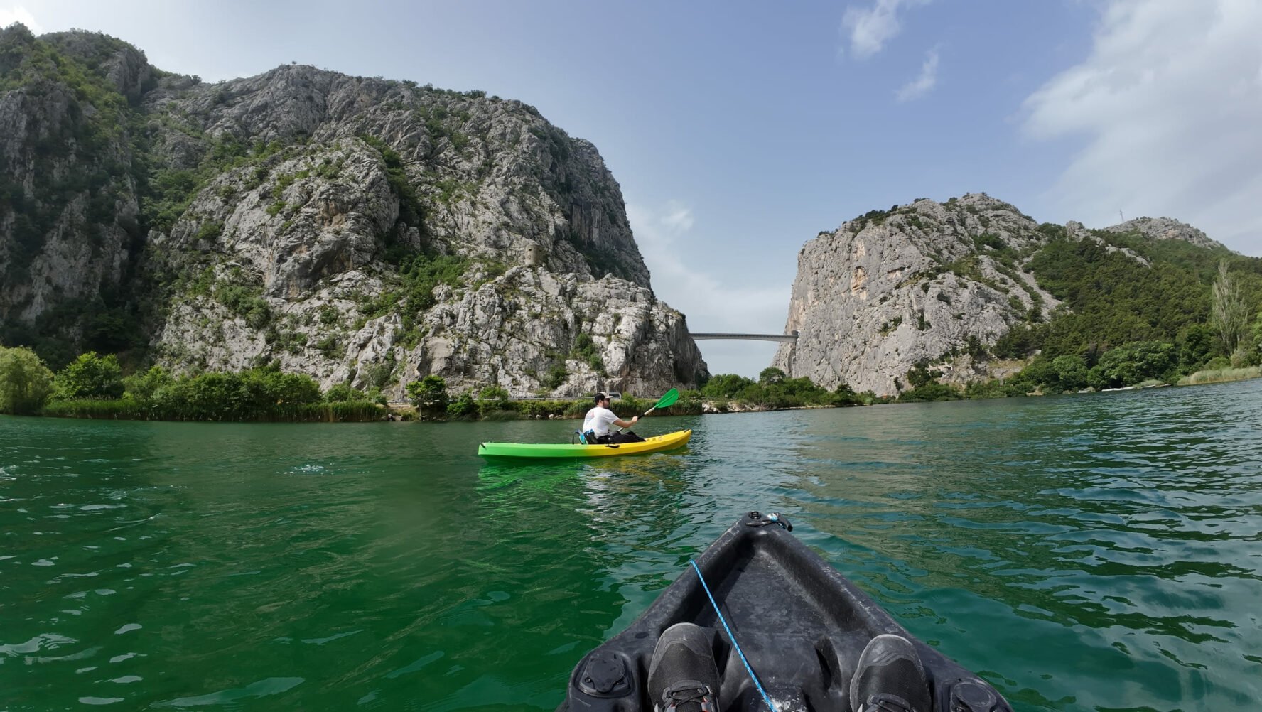 Kayaking in Cetina river