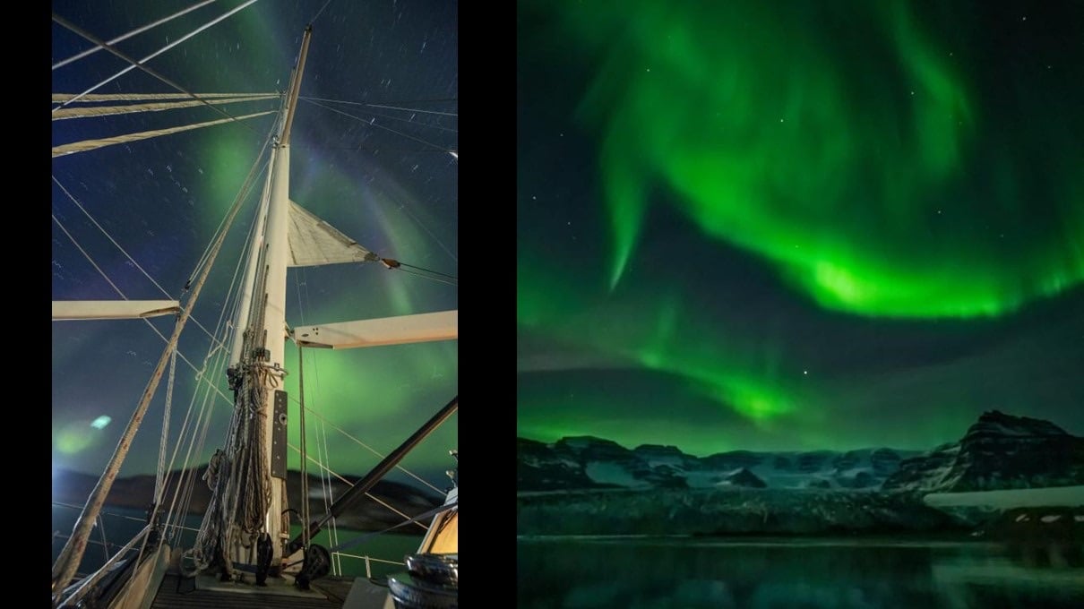 Northern Lights sighting, Svalbard