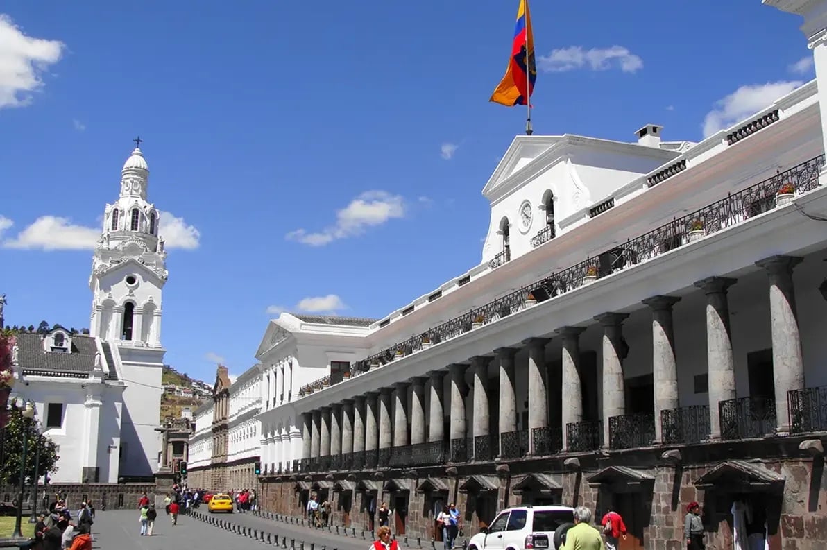 Quito city in Ecuador
