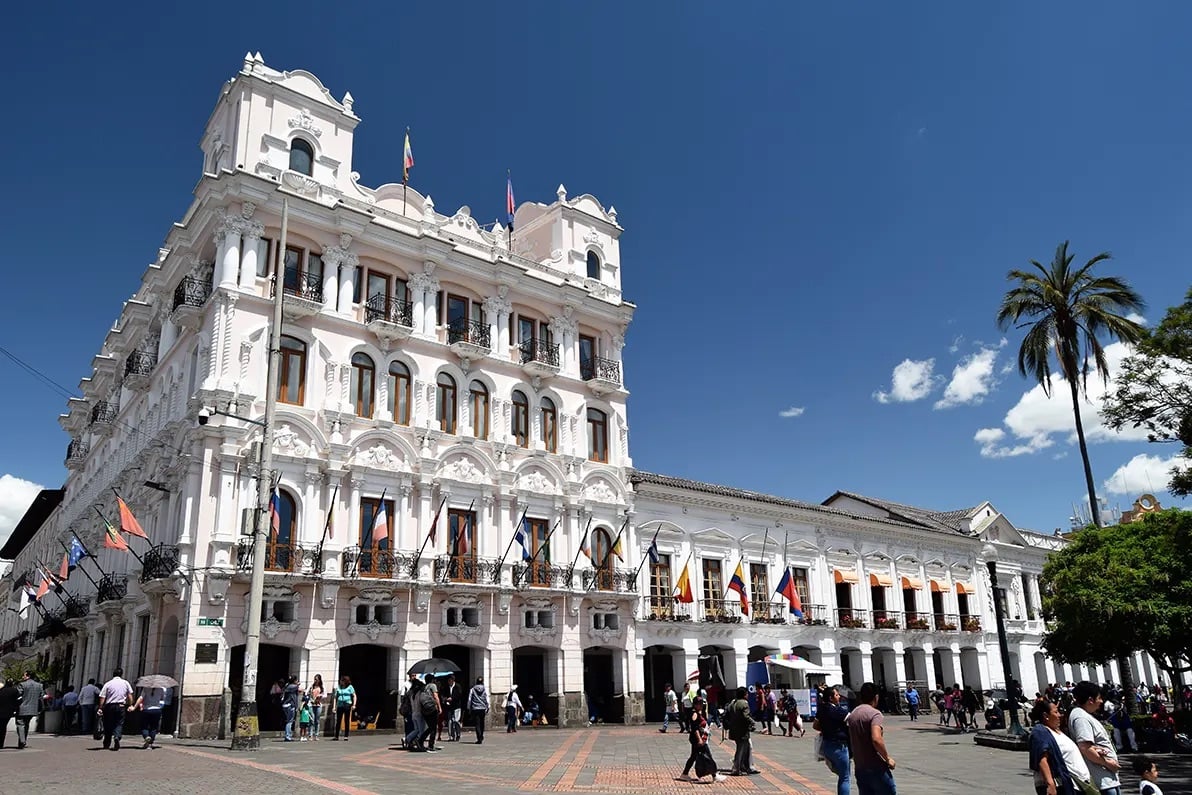 Quito sunny day in Ecuador