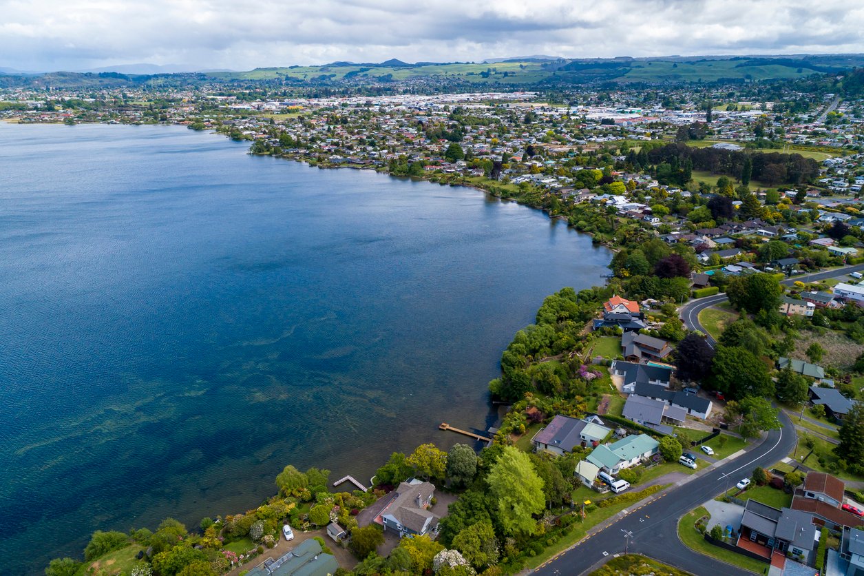 Aerial view of Rotorua