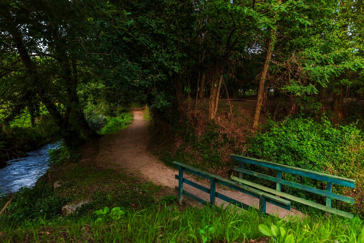 Route to waterfall in Redondela