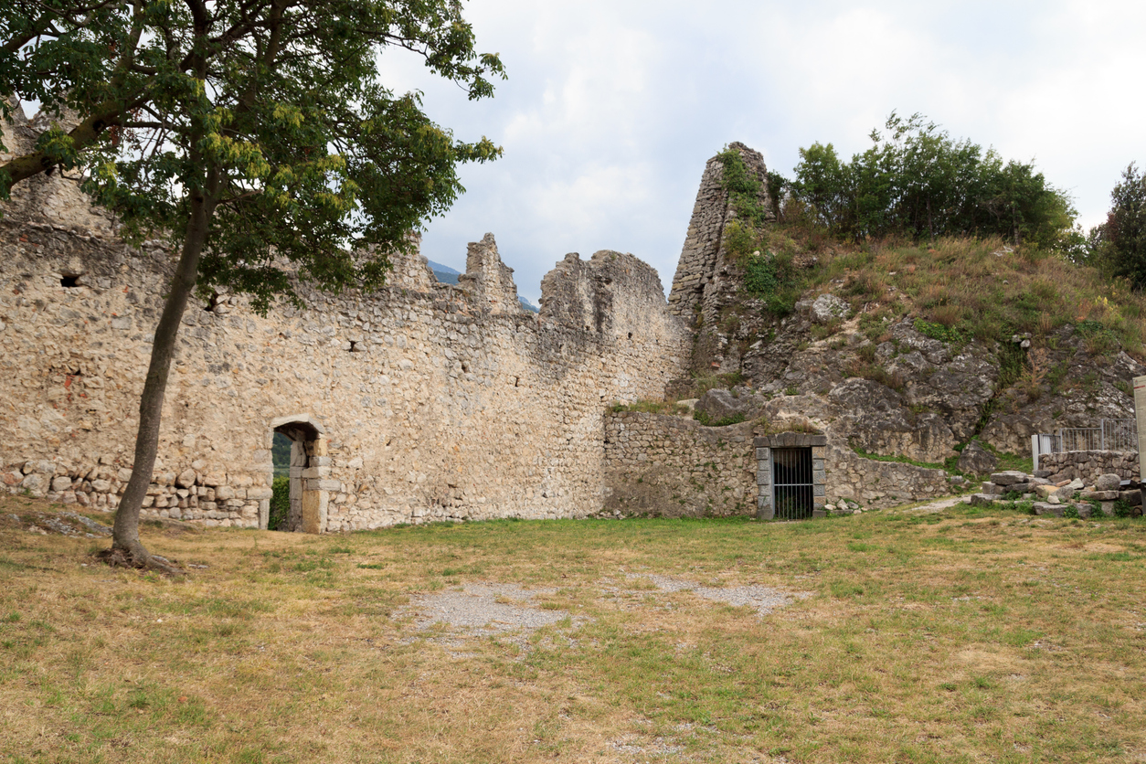 The ruins of Penede Castle