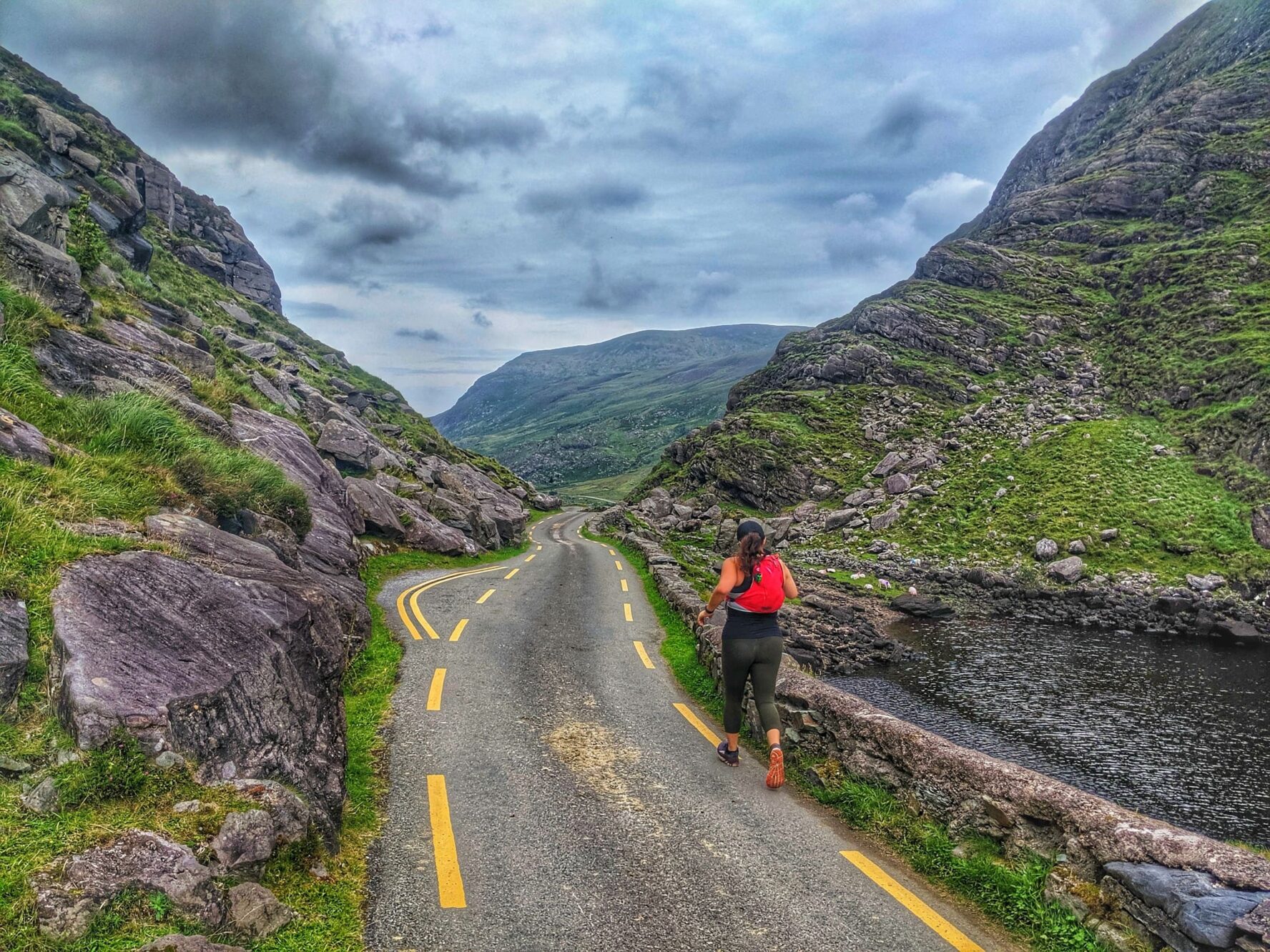 Running along a creek