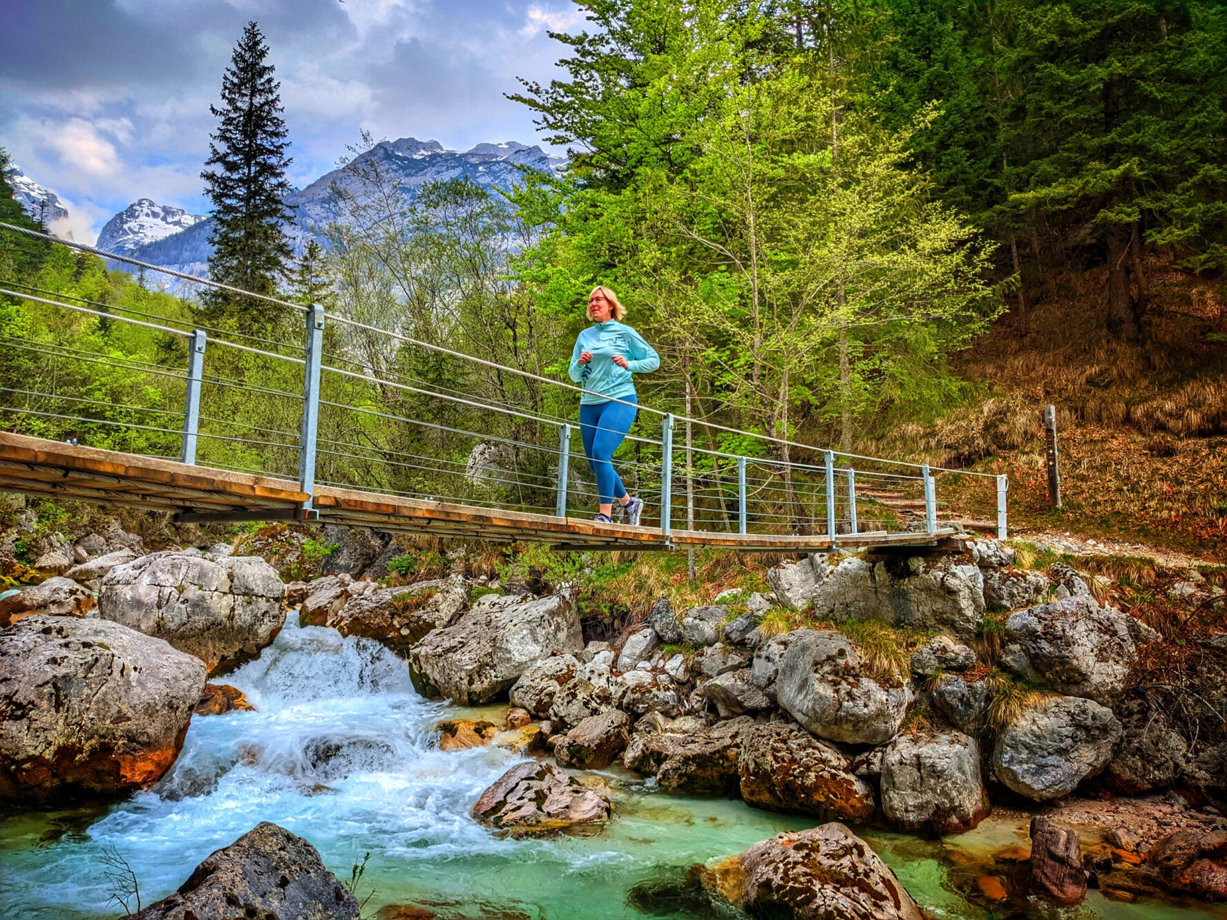 Running in Soča Valley