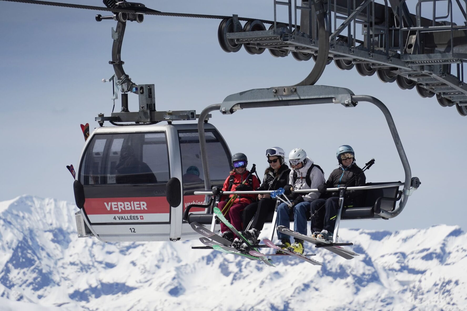 Ski lift in Verbier