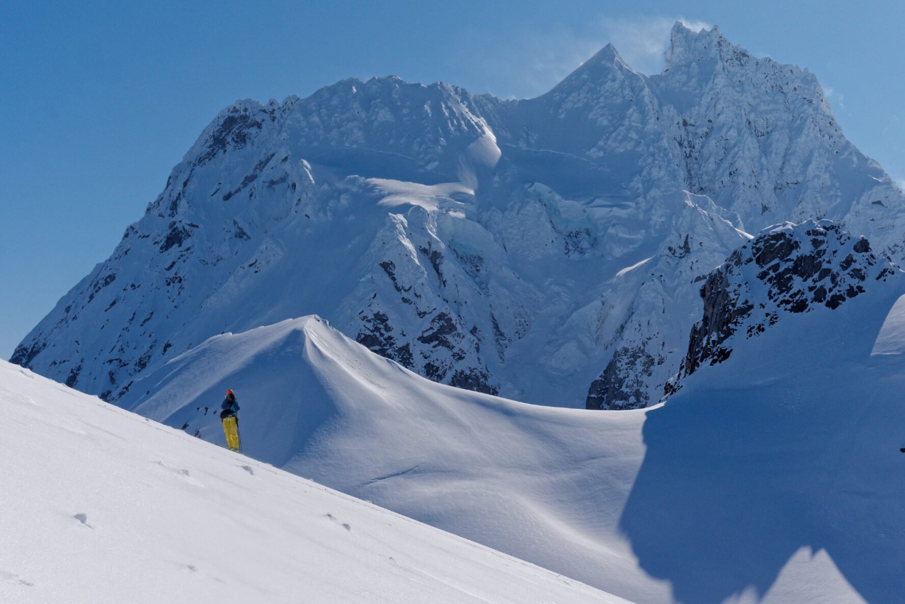 Skiing in Svalbard on a sailing expedition