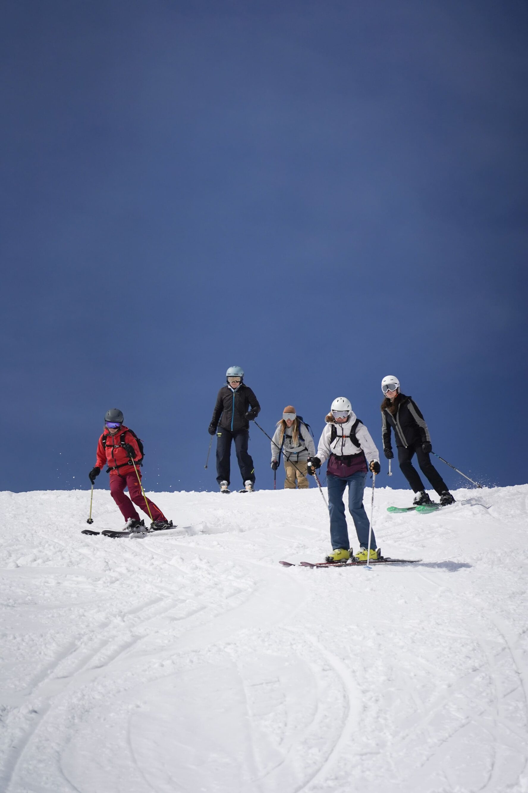 Skiing in the Swiss Alps