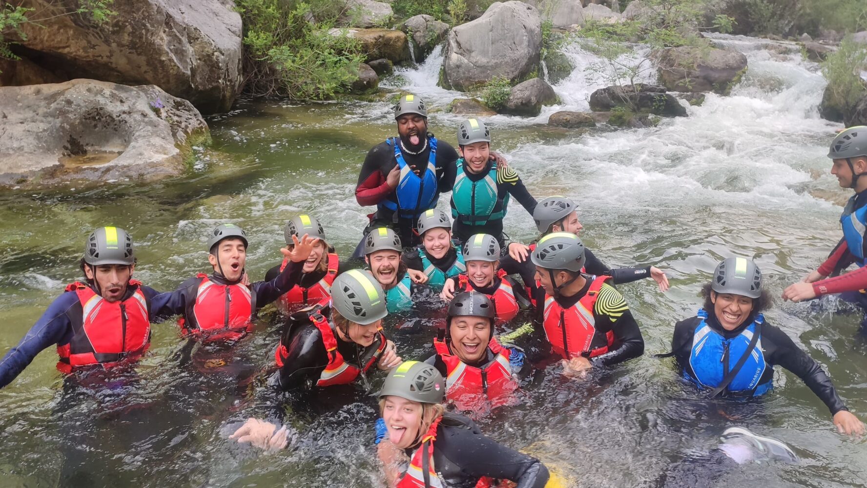 Standing in river Cetina