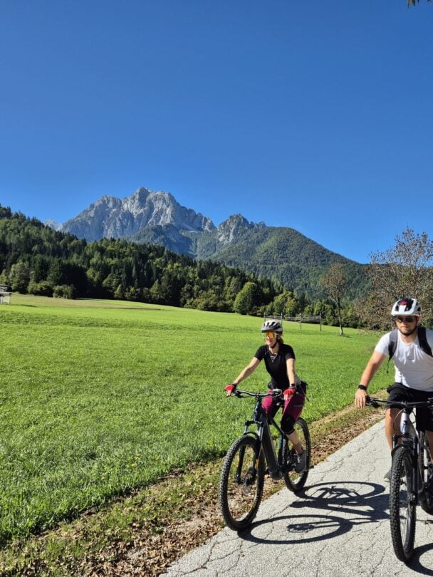 Two bikers Slovenia