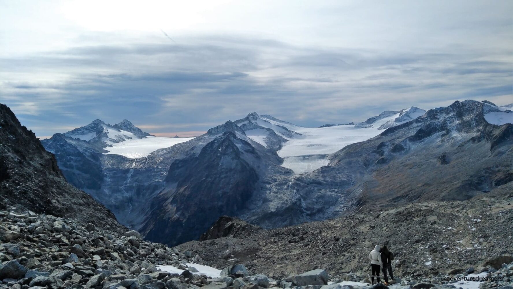 Adamello glacier