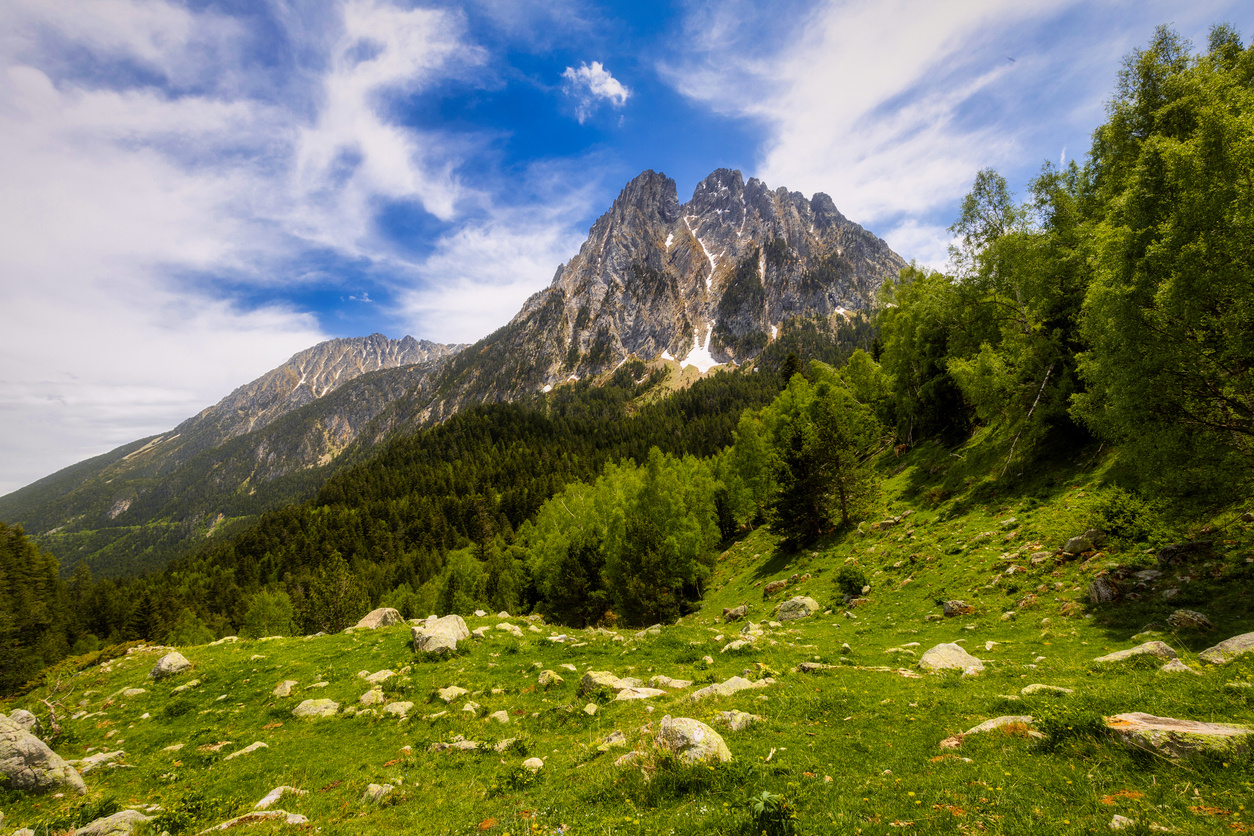 Aiguestortes National Park in the Pyrenees of Catalonia