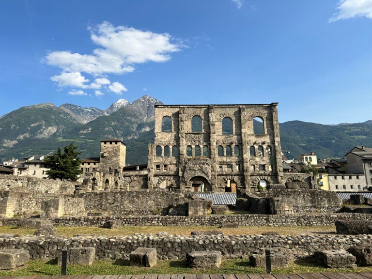 aosta italy roman amphitheater