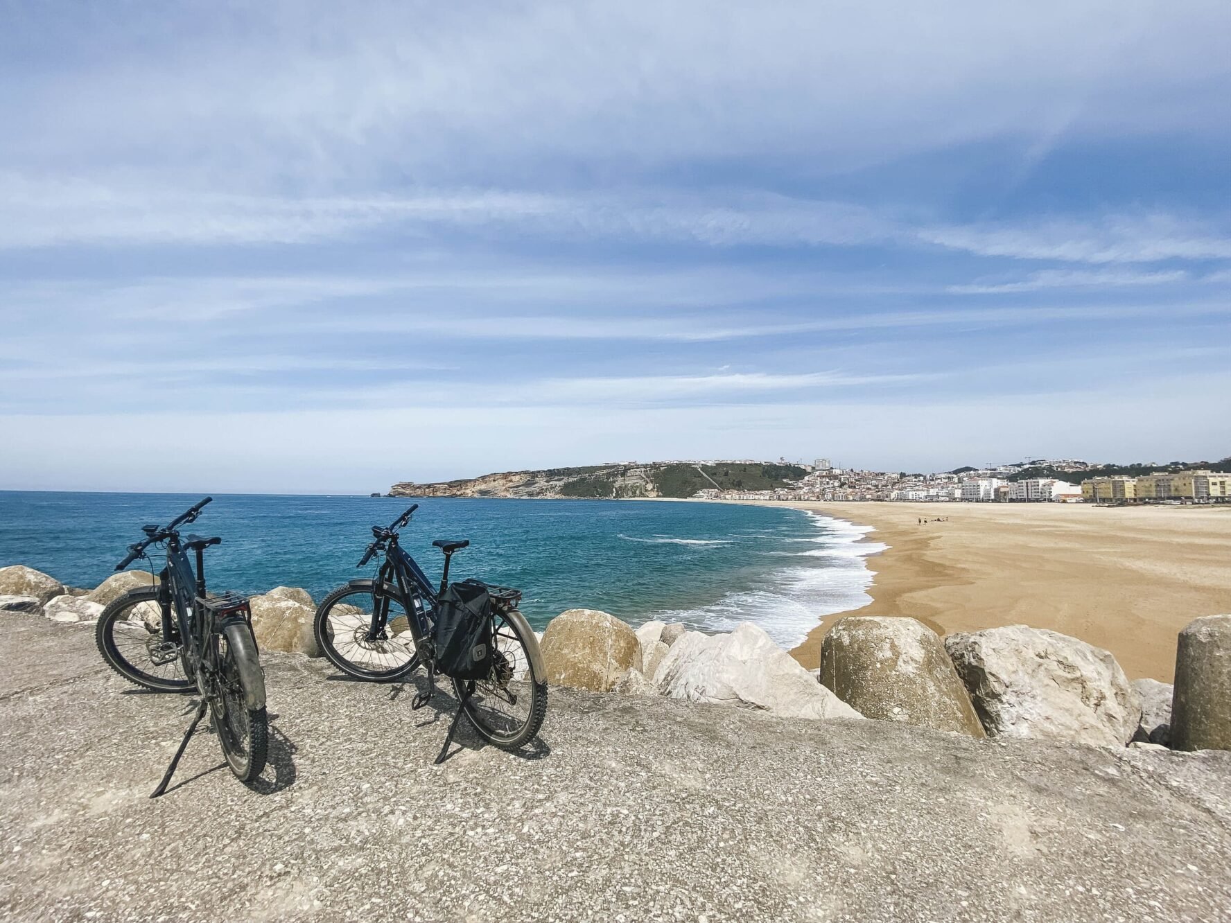 Bikes near the sea
