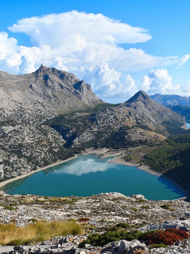 Hikers on Tramuntana mountain
