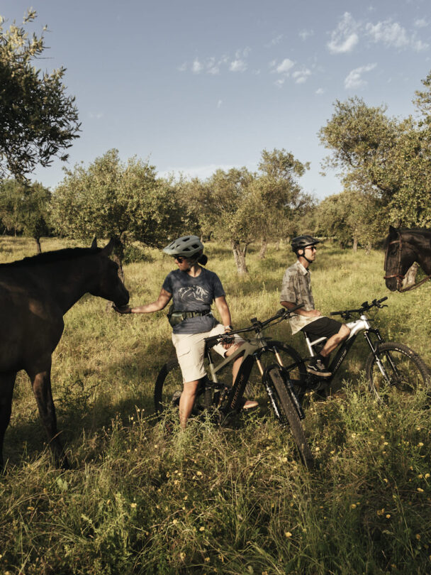 Two MTBers in Andalucia