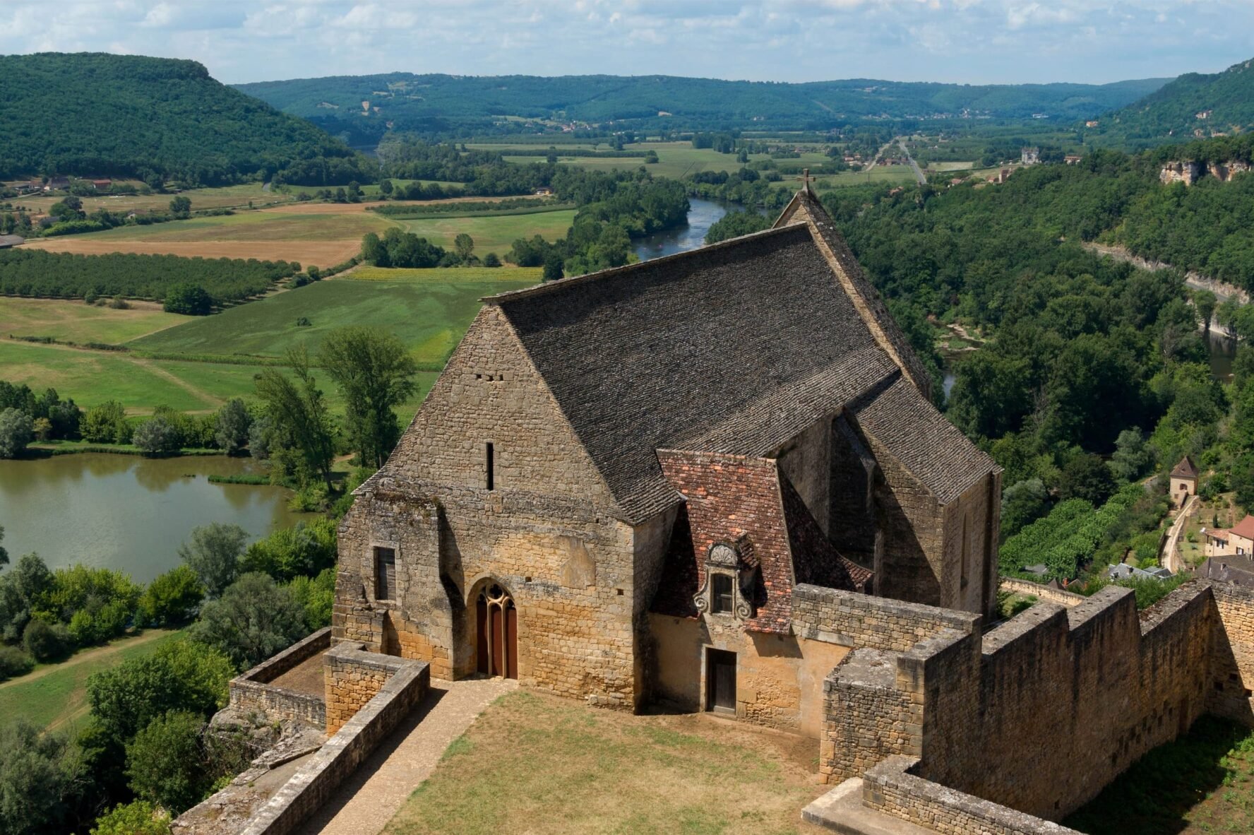 Dordogne valley aerial