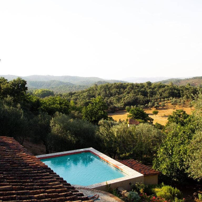 View of the Cottage Hill pool at Finca el Moro
