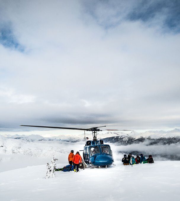 Heli-skiing at Silvertip Lodge: Unlimited Vertical