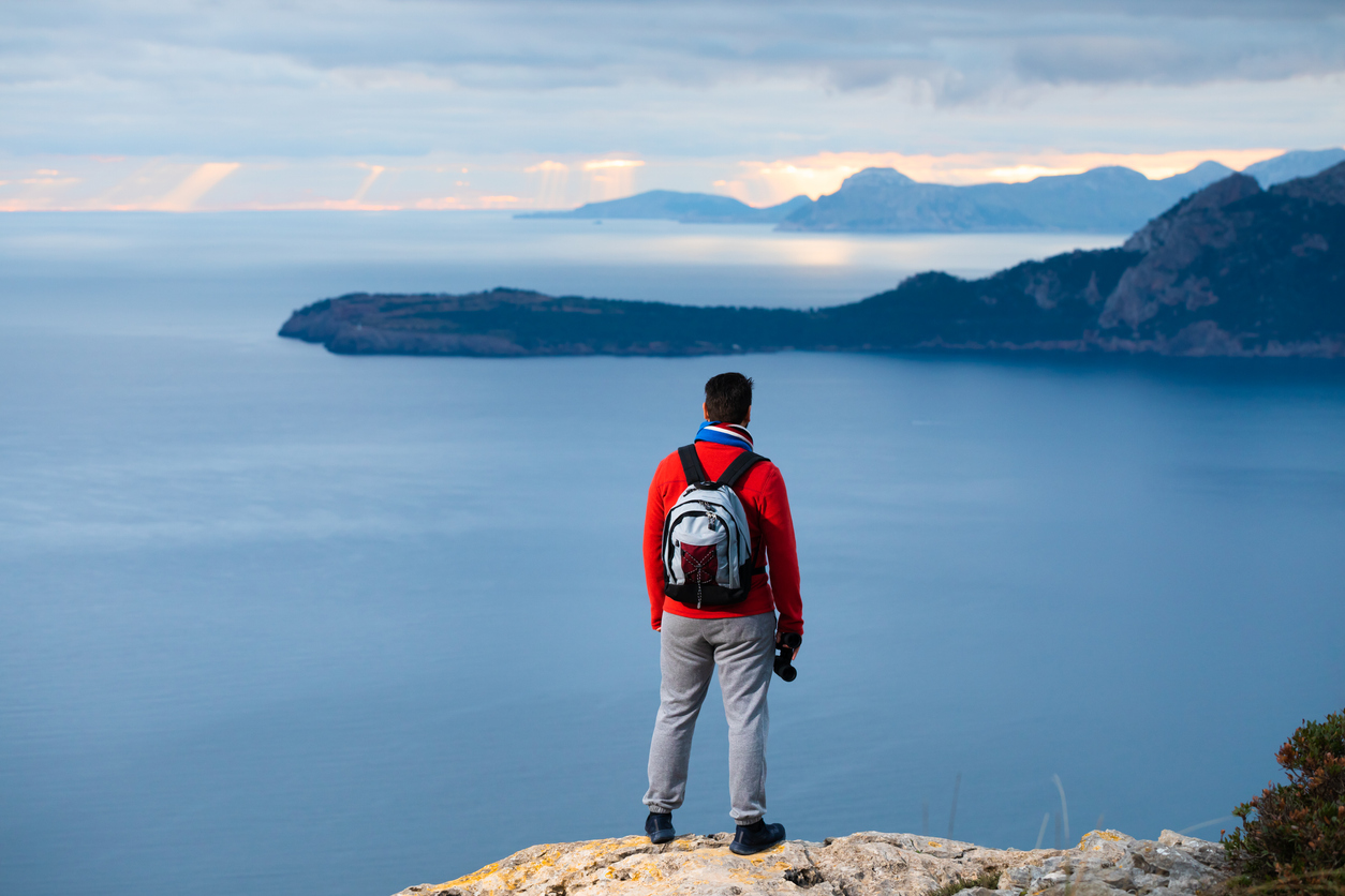 View from the northern part of the Tramuntana mountain range