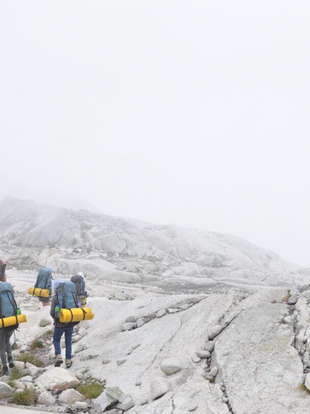 Hikers on Tramuntana mountain
