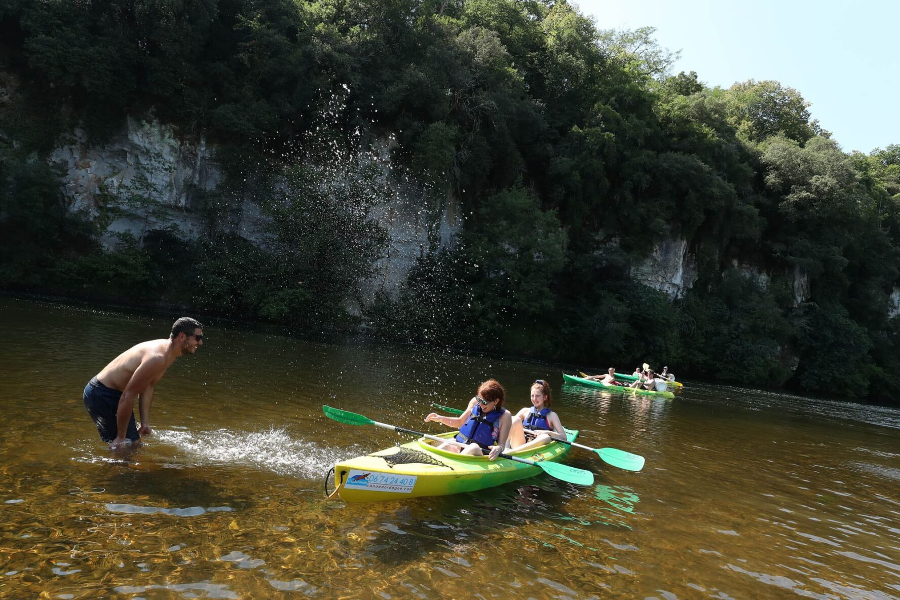 Kayaking on Dordogne
