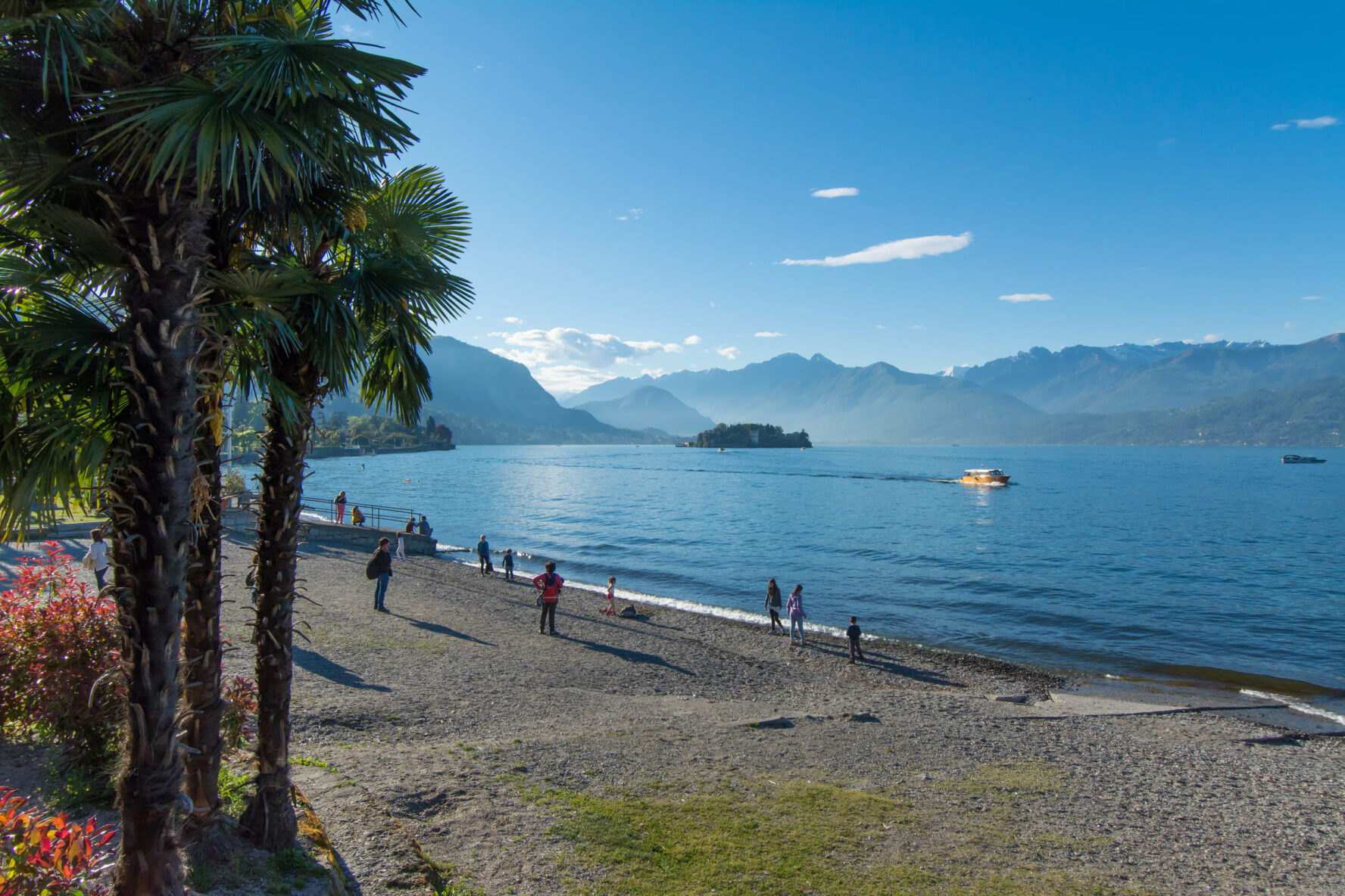 Lake Como beach