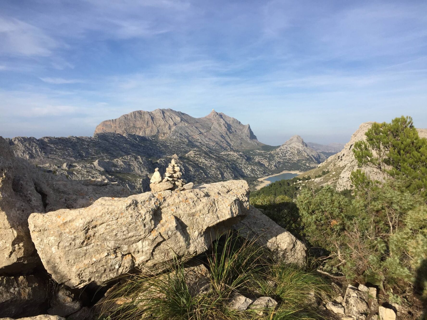 View from a Los Tres Miles, UNESCO World Heritage site