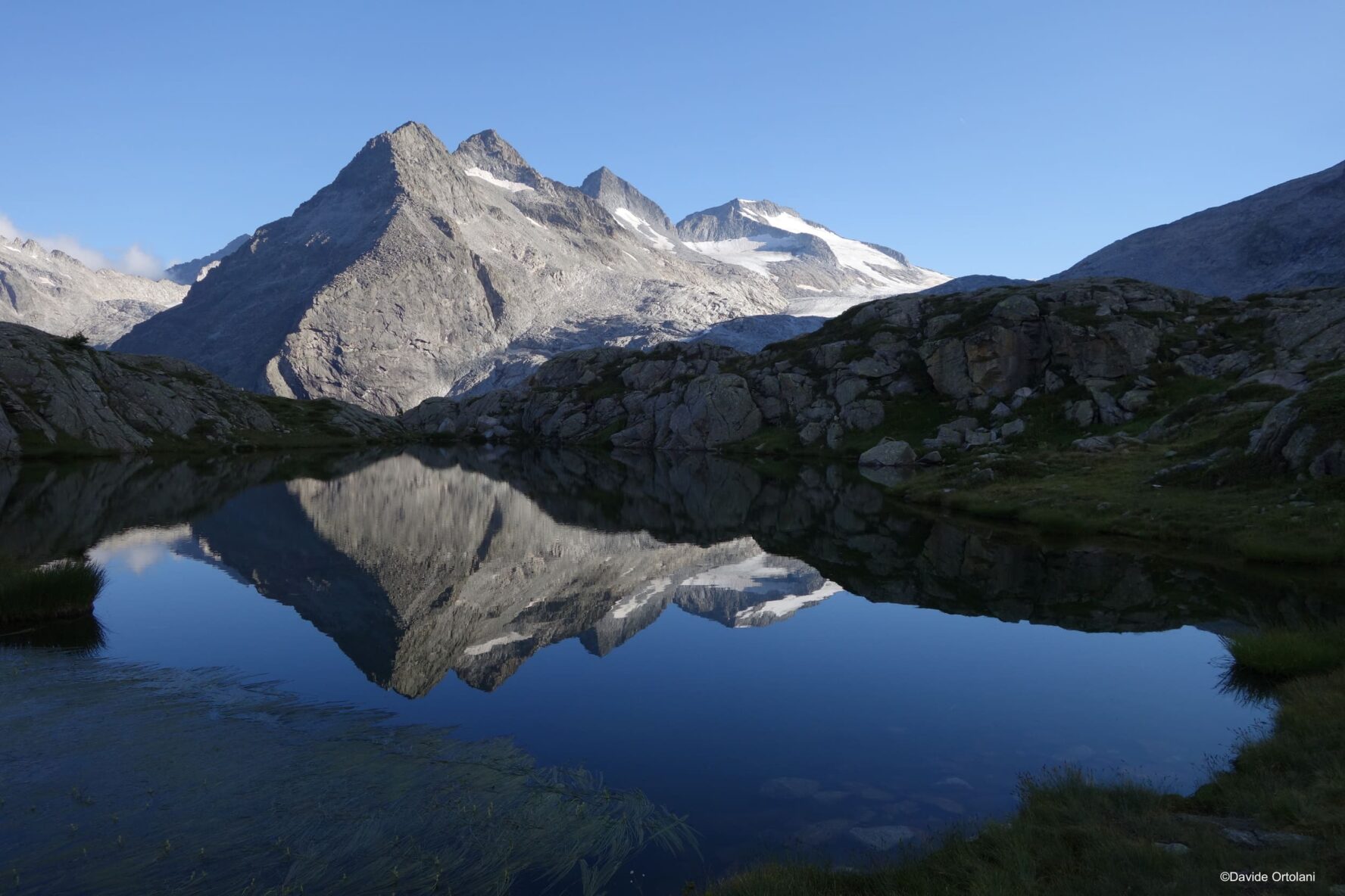 Mirroring lake in the Dolomites