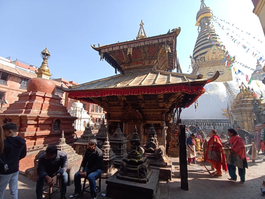 Walking on the streets of Nepal
