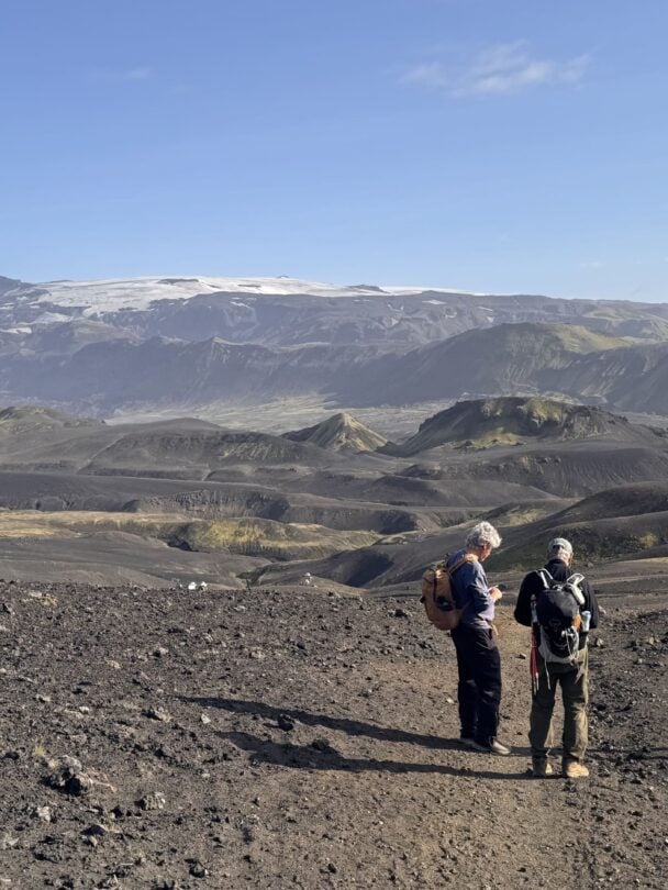 panoramic view along laugavegur