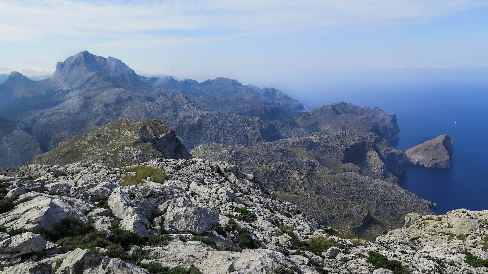 View from Roig peak, Tramuntana, Mallorca