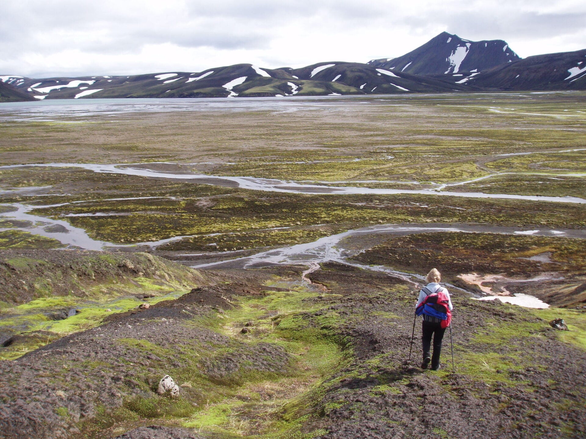 rivers and laugavegure in the summer