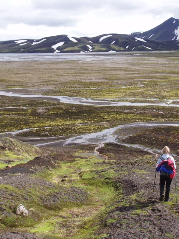 rivers and laugavegure in the summer
