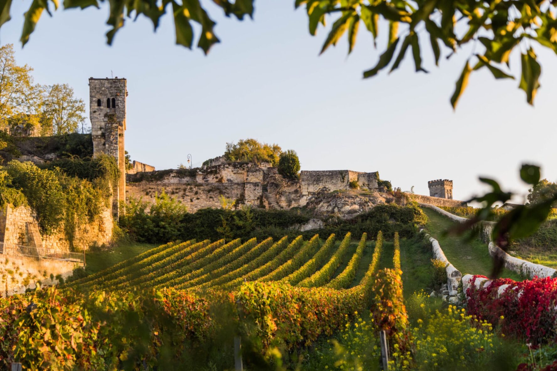 St Emilion at sunset